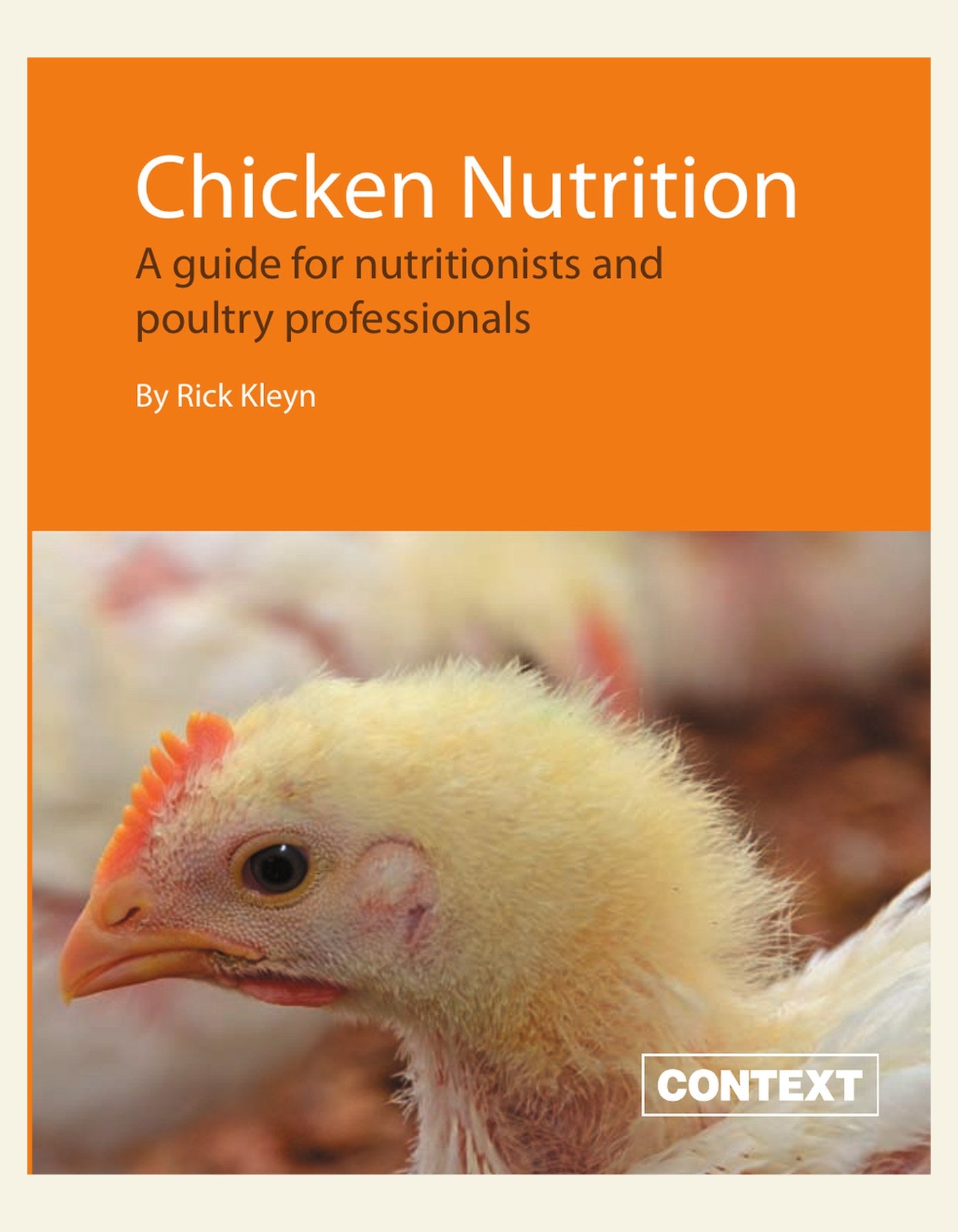 Chicken Nutrition a Guide for Nutritionists and Poultry Professionals — cover