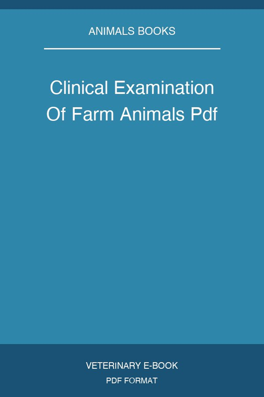 Clinical Examination Of Farm Animals
