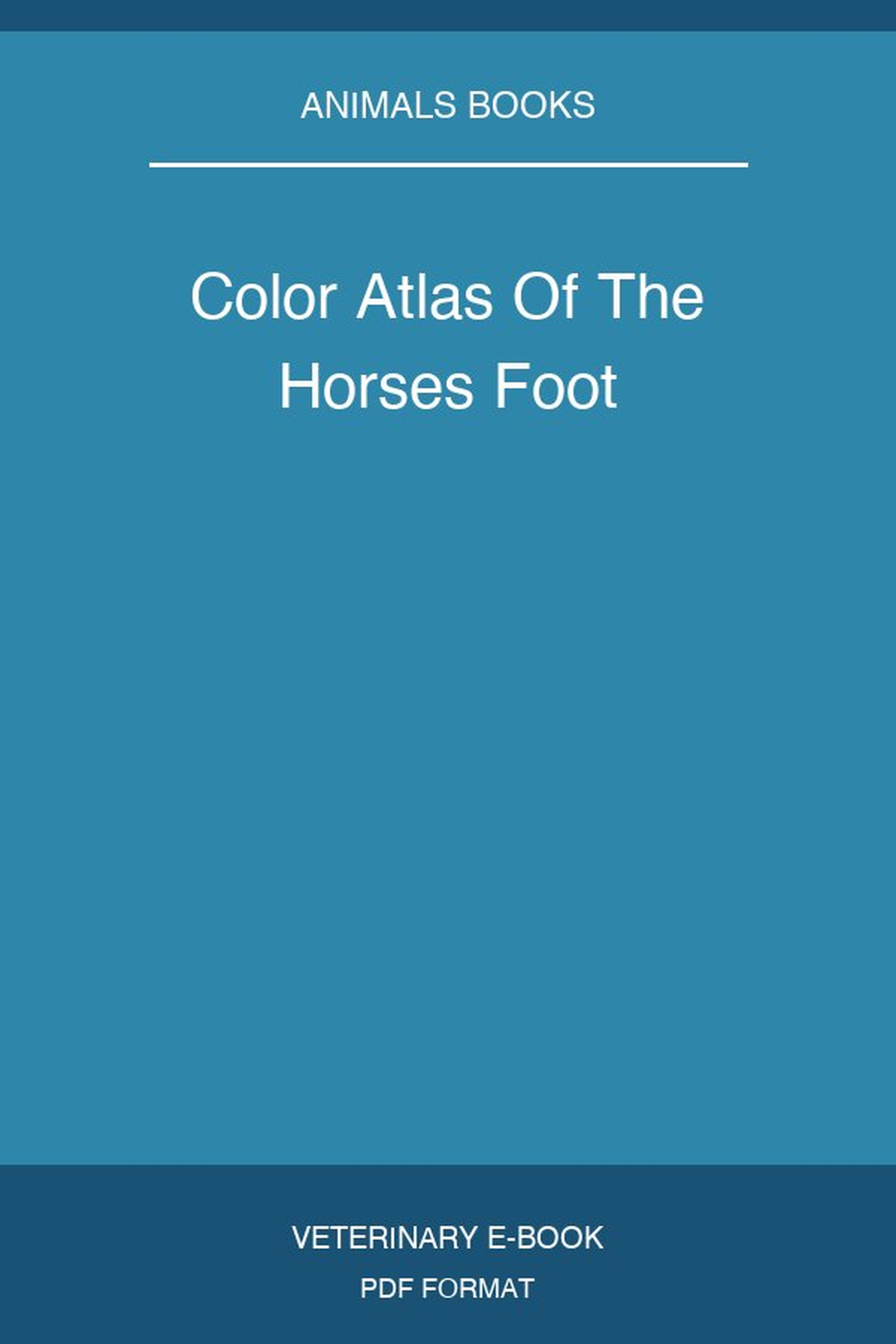 Color Atlas Of The Horses Foot