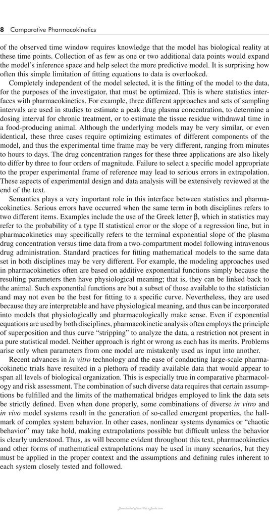 Comparative Pharmacokinetics Principles Techniques And Applications 2Nd Edition