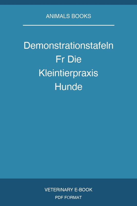 Demonstrationstafeln Fr Die Kleintierpraxis Hunde