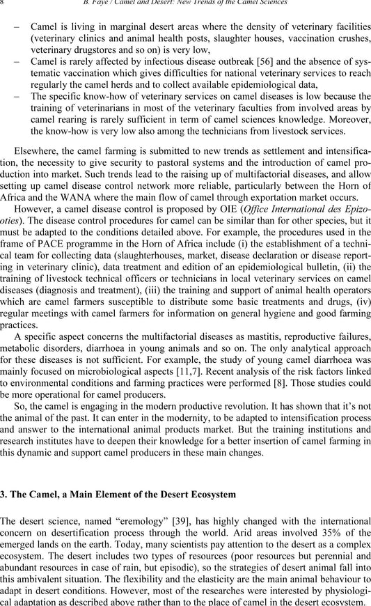 Desertification Combat And Food Safety The Added Value Of Camel Producers