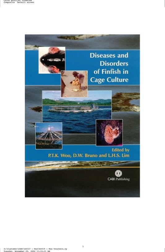 Diseases And Disorders Of Finfish In Cage Culture