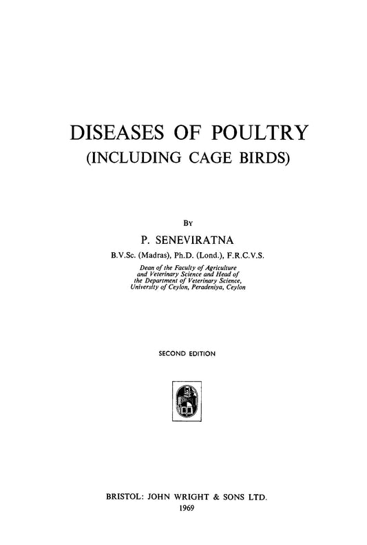 Diseases Of Poultry Including Cage Birds 2Nd Edition