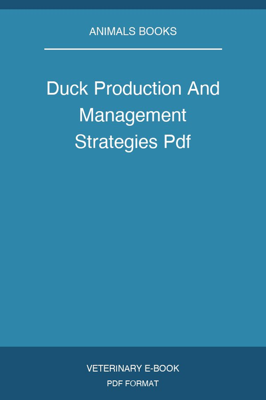 Duck Production And Management Strategies
