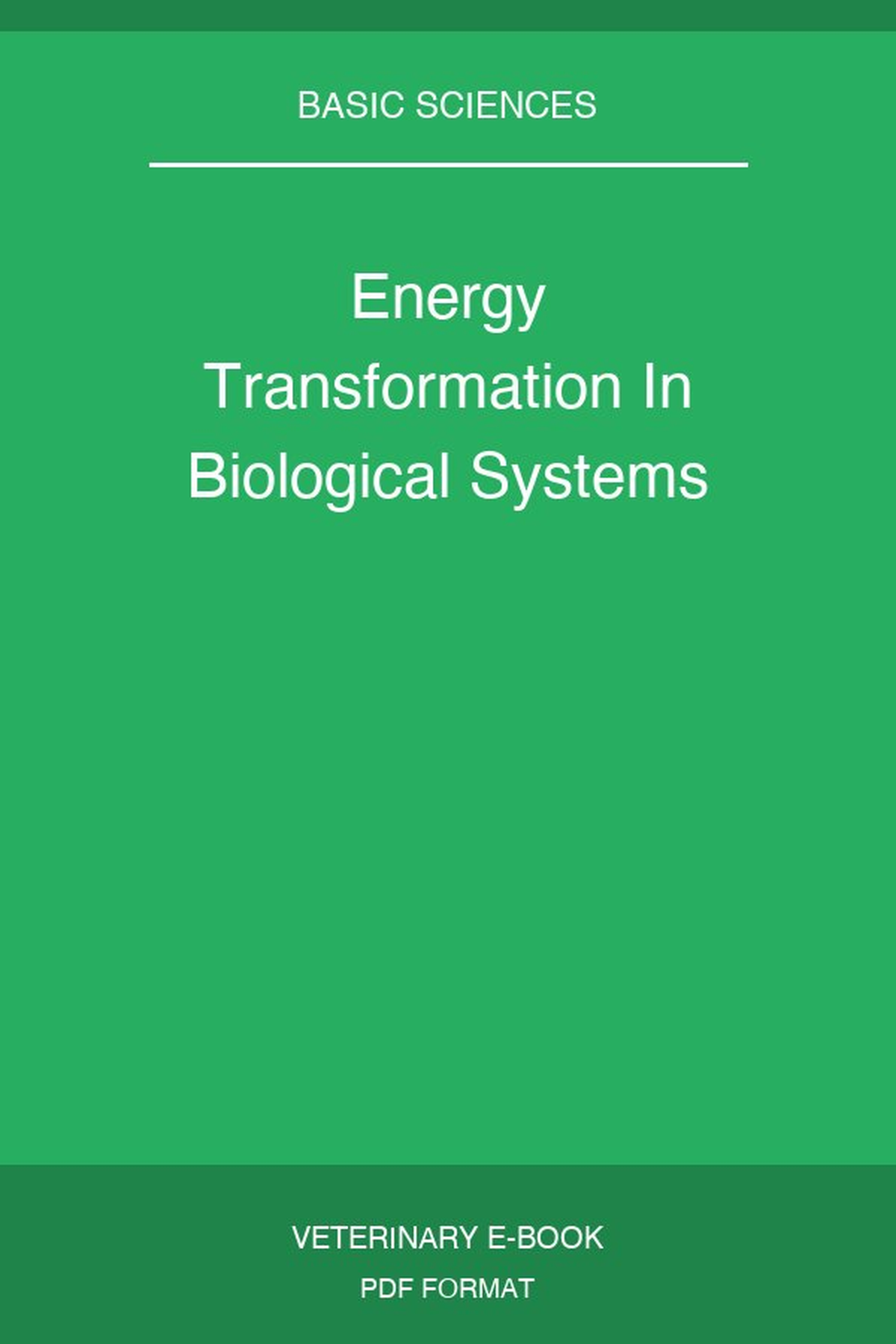 Energy Transformation In Biological Systems