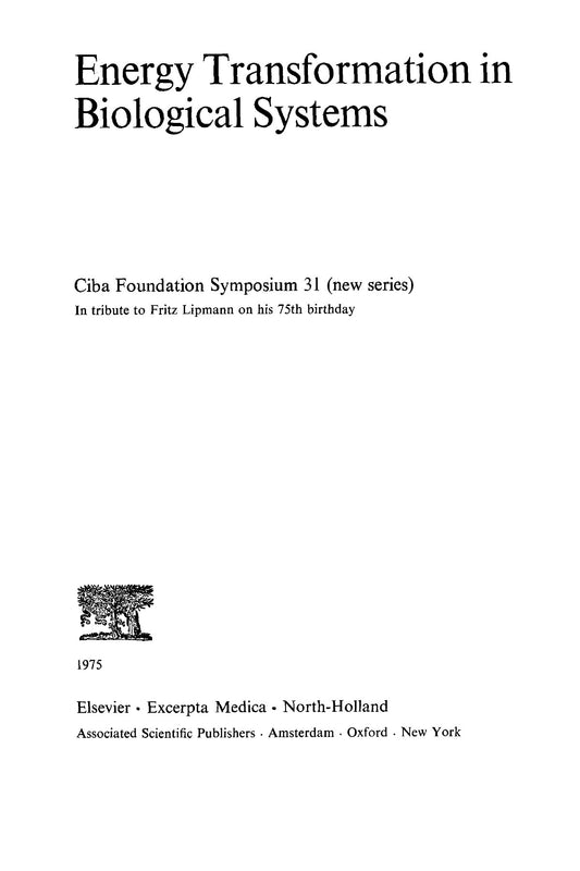 Energy Transformation In Biological Systems