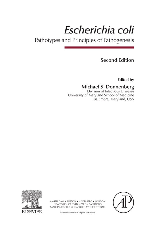 Escherichia Coli Pathotypes And Principles Of Pathogenesis 2Nd Edition