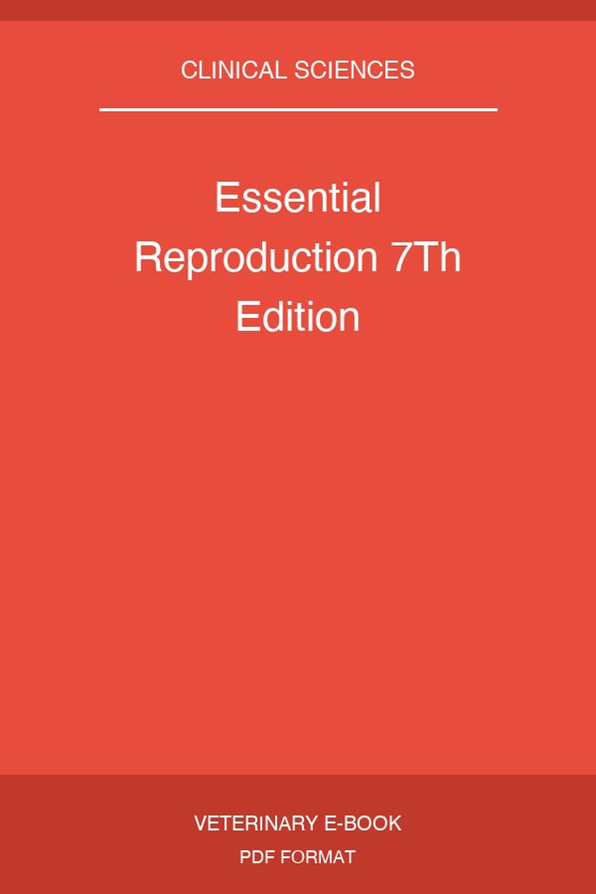 Essential Reproduction 7Th Edition
