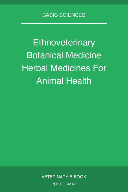 Ethnoveterinary Botanical Medicine Herbal Medicines For Animal Health