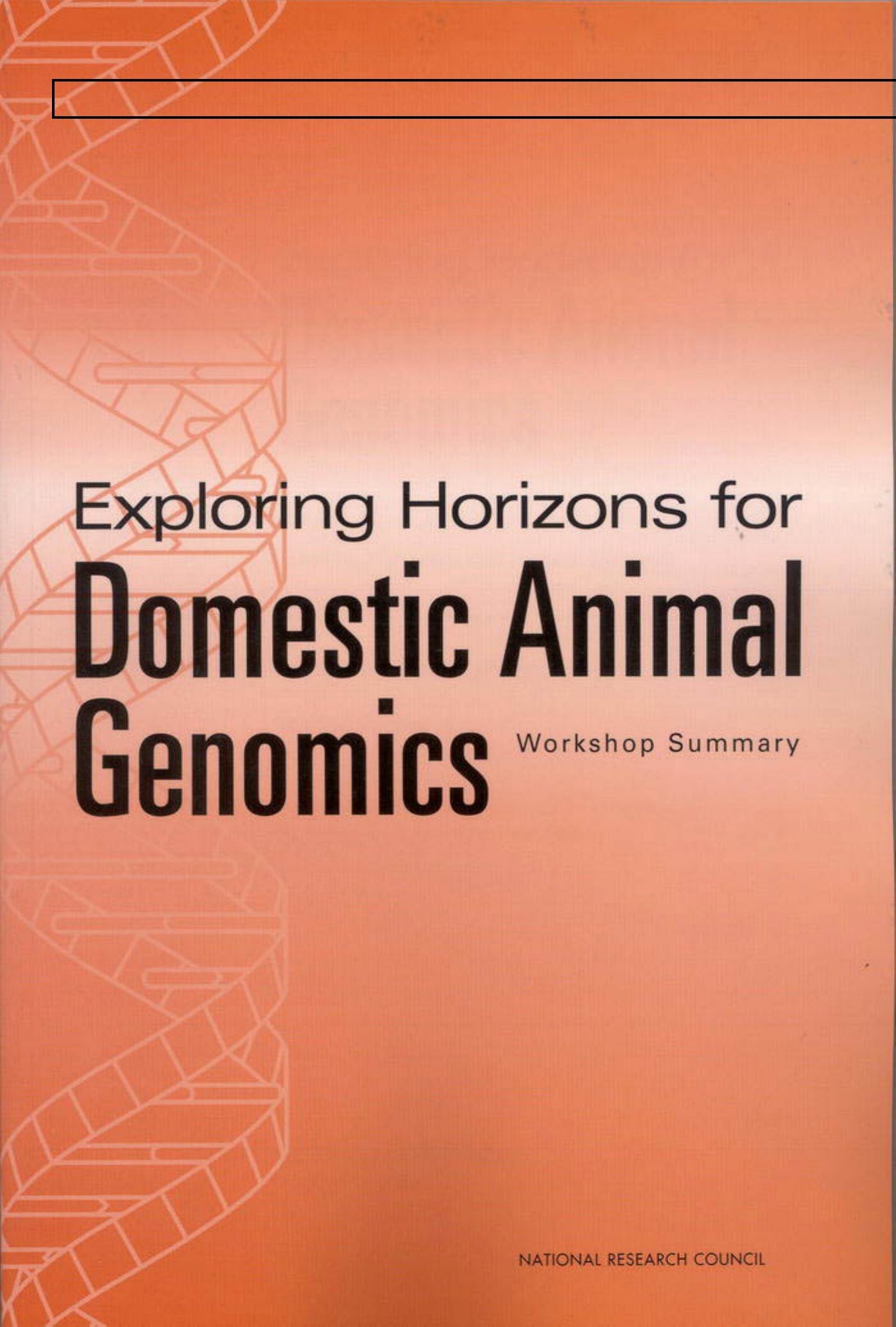 Exploring Horizons For Domestic Animal Genomics
