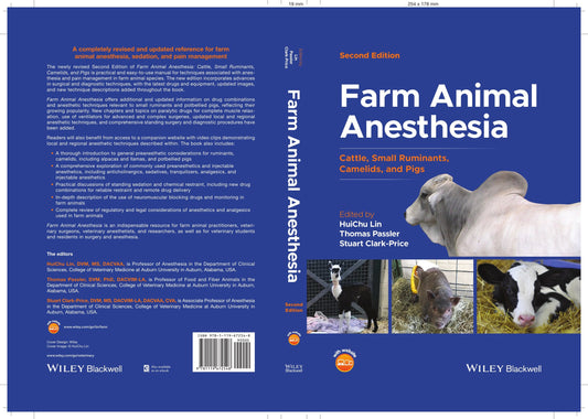 Farm Animal Anesthesia Cattle Small Ruminants Camelids And Pigs 2Nd Edition