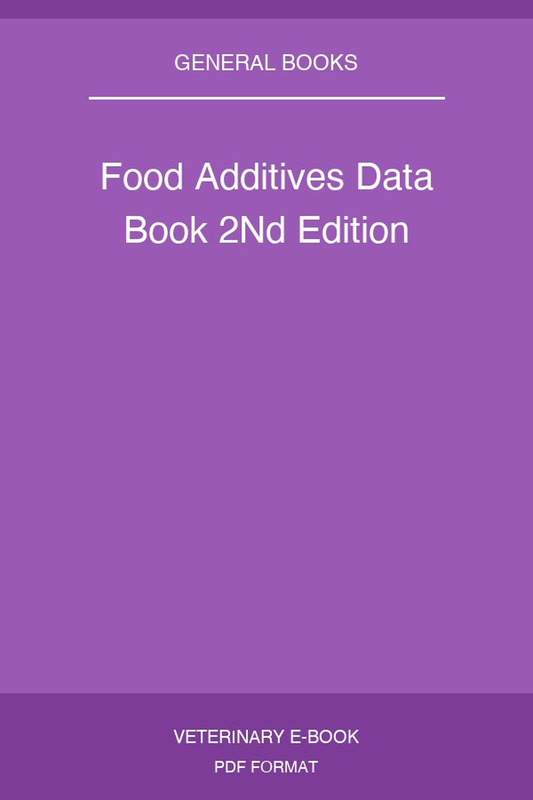 Food Additives Data Book 2Nd Edition