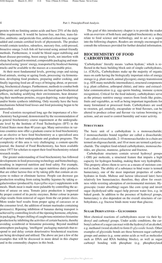 Food Biochemistry And Food Processing 2nd Edition