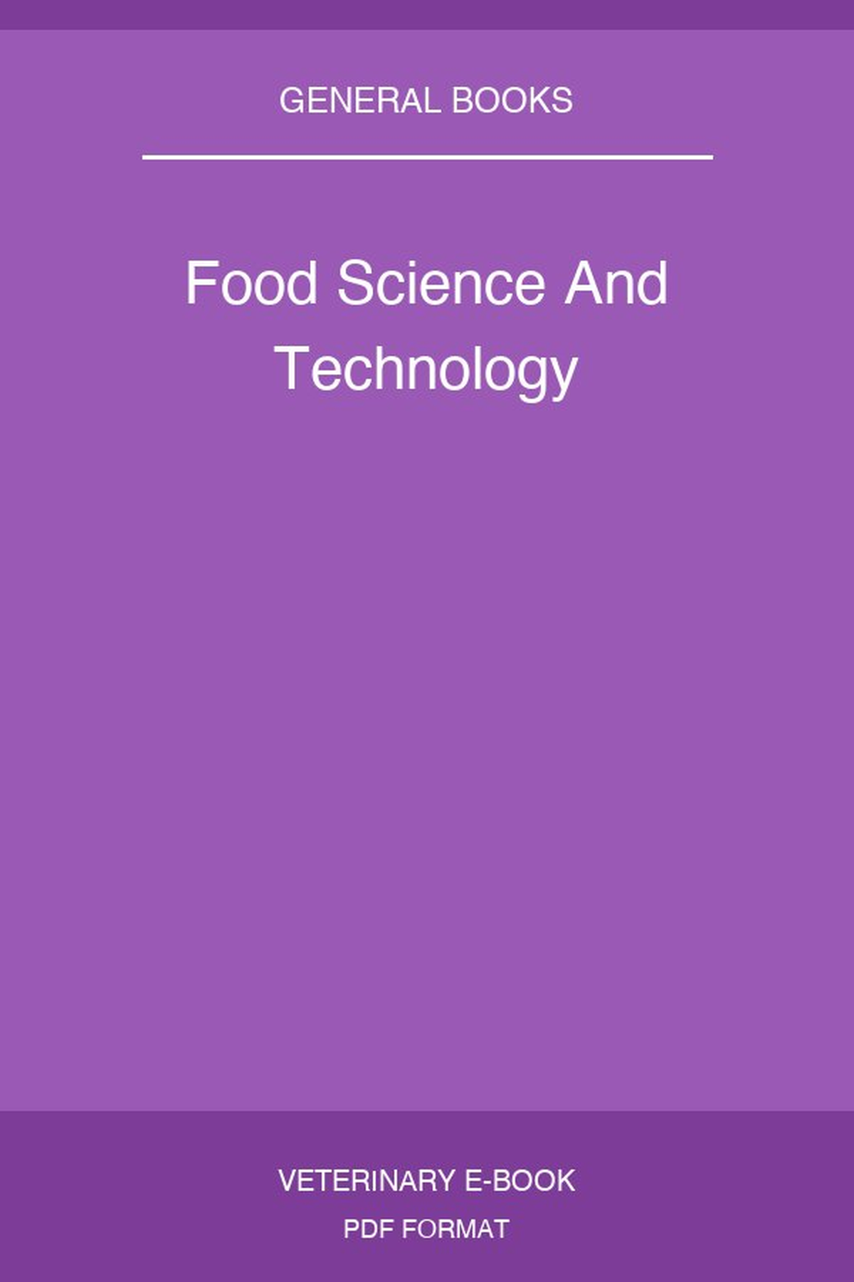 Food Science And Technology