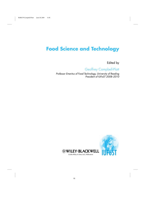 Food Science And Technology