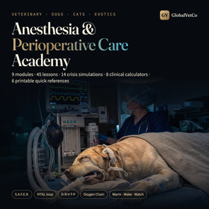 GlobalVet Anesthesia Academy + Anesthesia Library Bundle