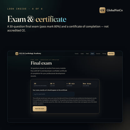 GlobalVet ECG & Cardiology Academy + 10 Cardiology E-books — look inside 4