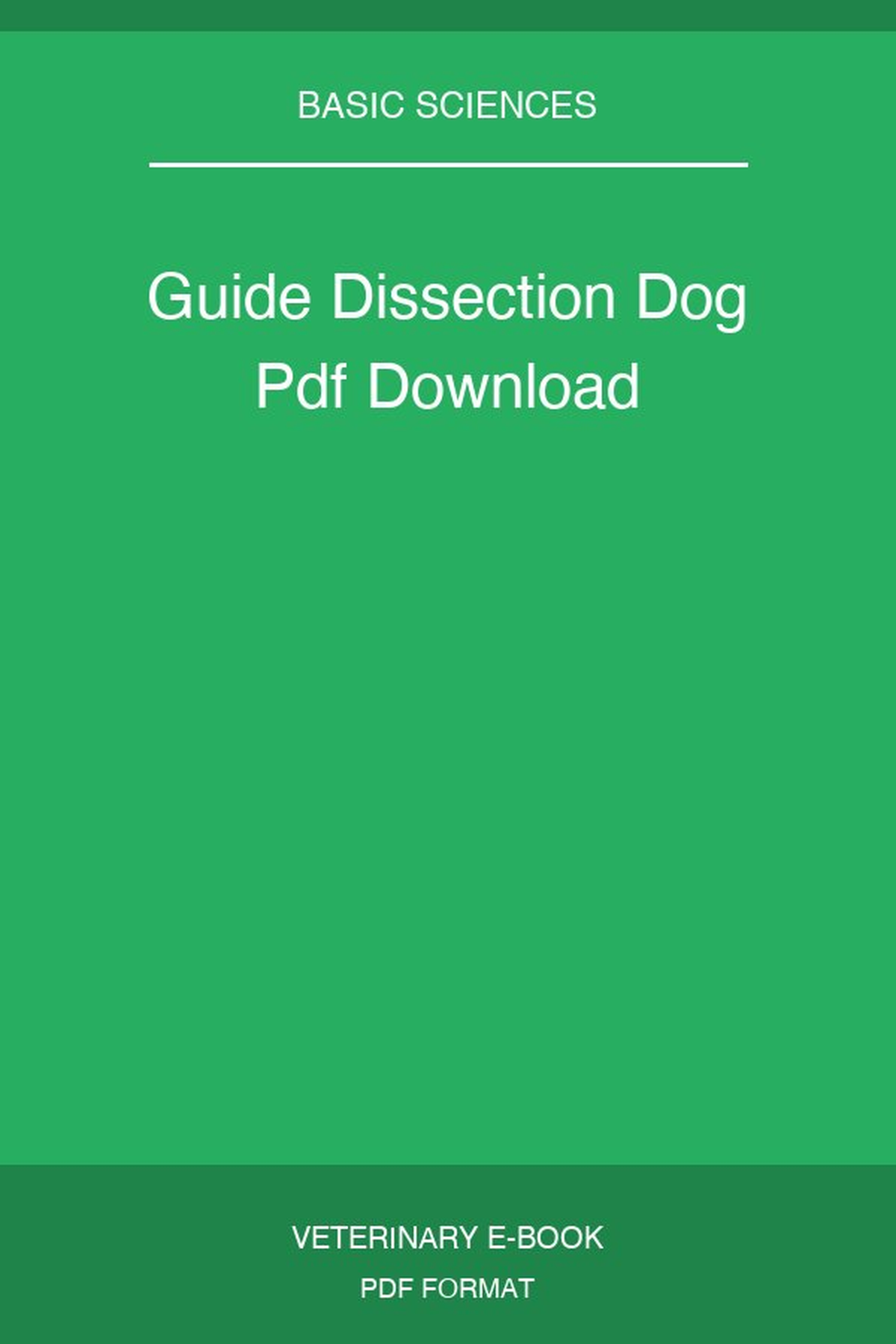 Guide Dissection Dog Download