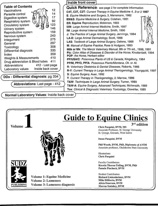 Guide to Equine Clinics 3RD Edition