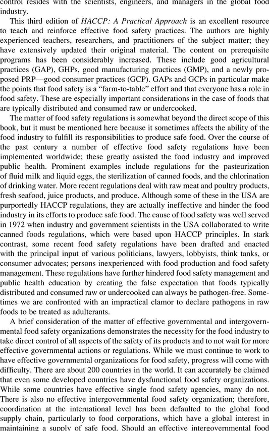 Haccp A Practical Approach 3Rd Edition