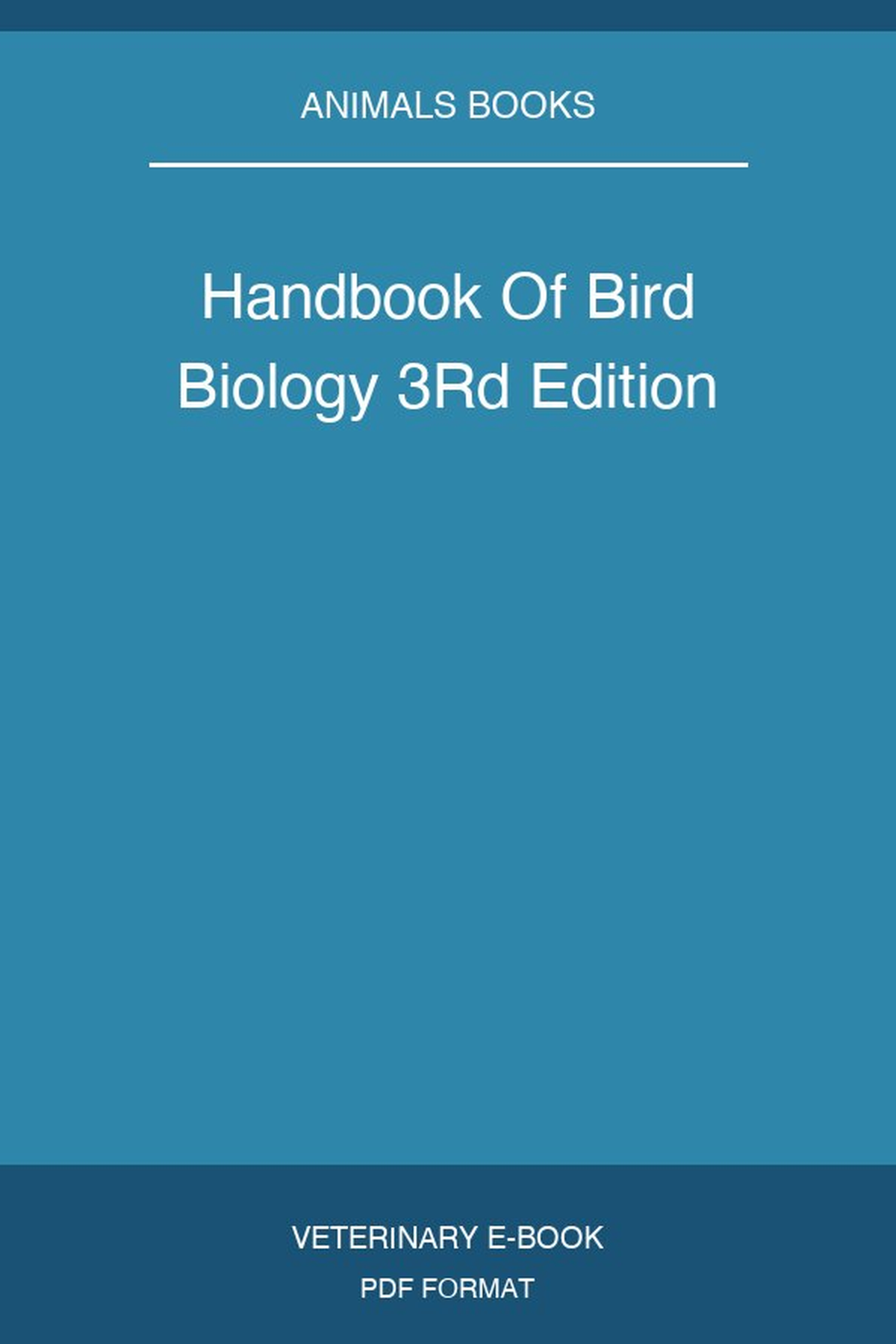 Handbook Of Bird Biology 3rd Edition