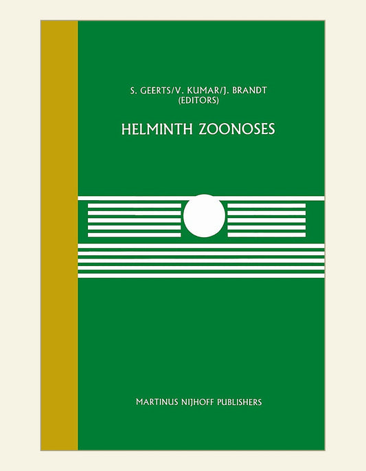 Helminth Zoonoses Book — front cover