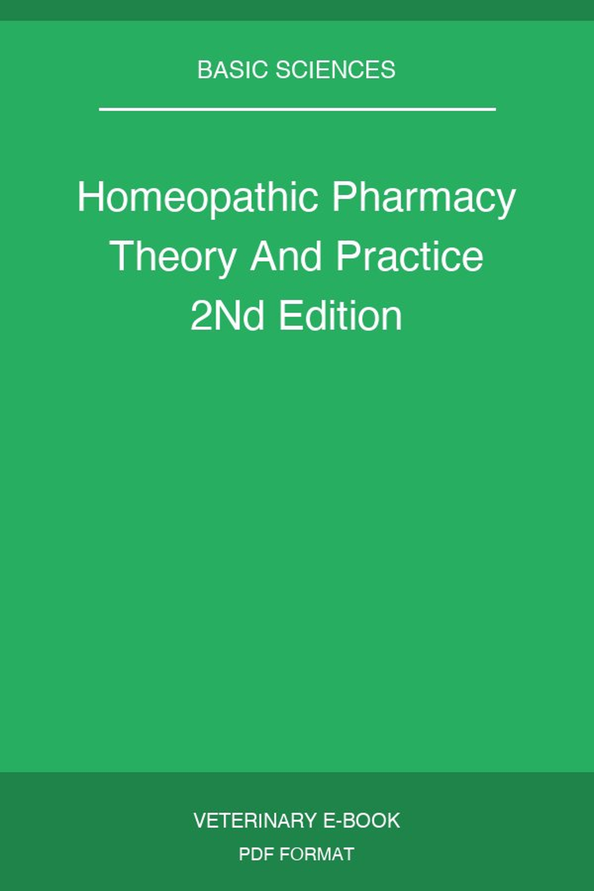 Homeopathic Pharmacy Theory And Practice 2nd Edition