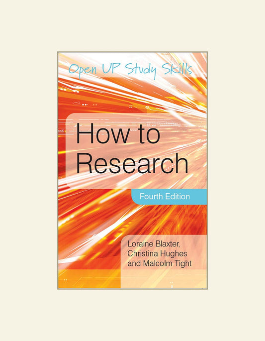 How To Research 4Th Edition — front cover