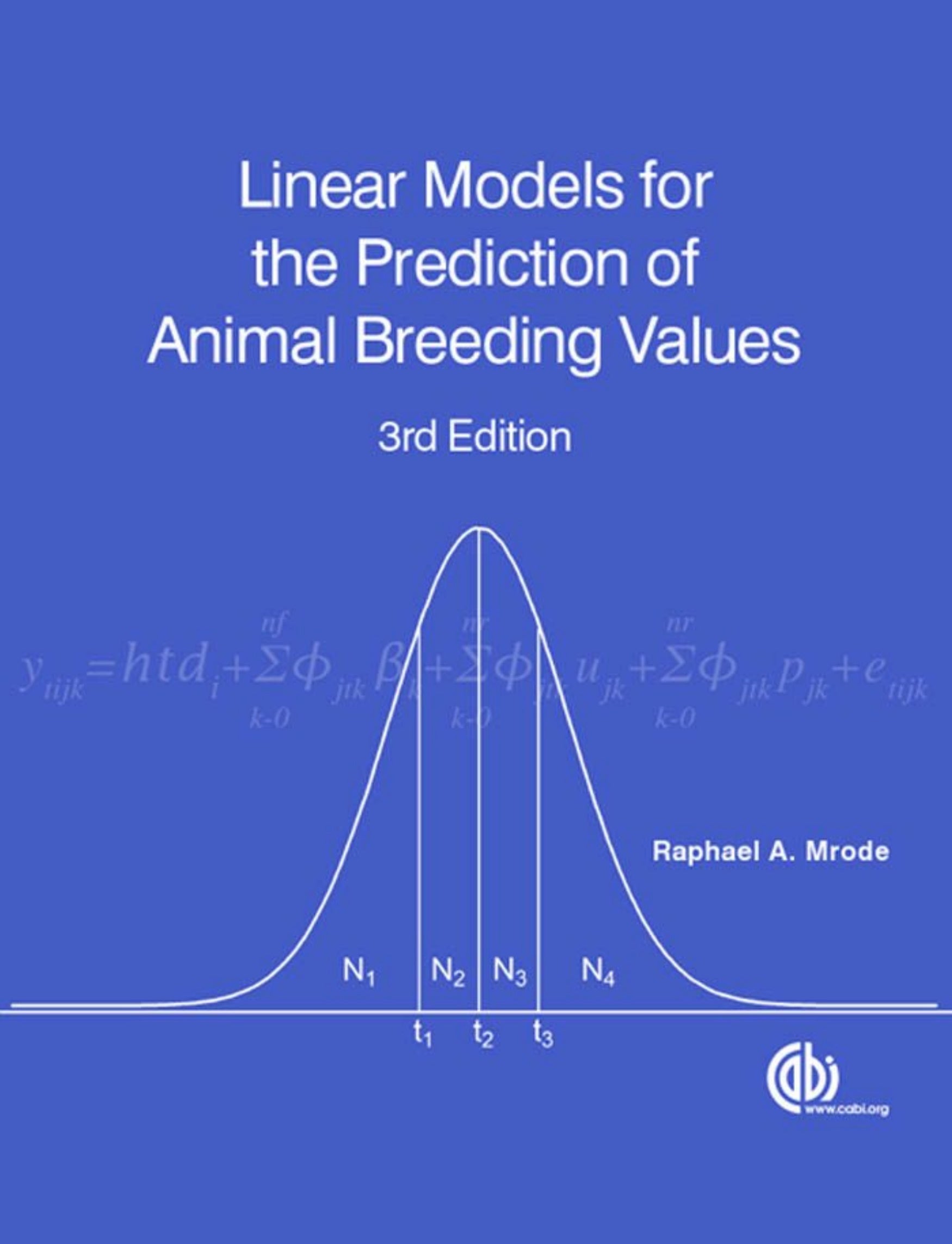Linear Models For The Prediction Of Animal Breeding Values