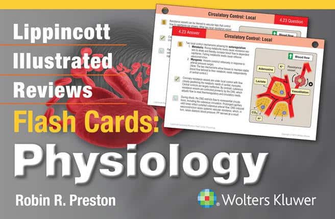 Lippincott Illustrated Reviews Flash Cards Physiology