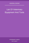 List Of Veterinary Equipment And Tools