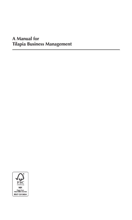 Look Inside sample page 2 - A Manual for Tilapia Business Management