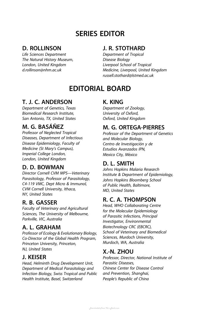 Look Inside sample page 3 - Advances in Parasitology Volume 117