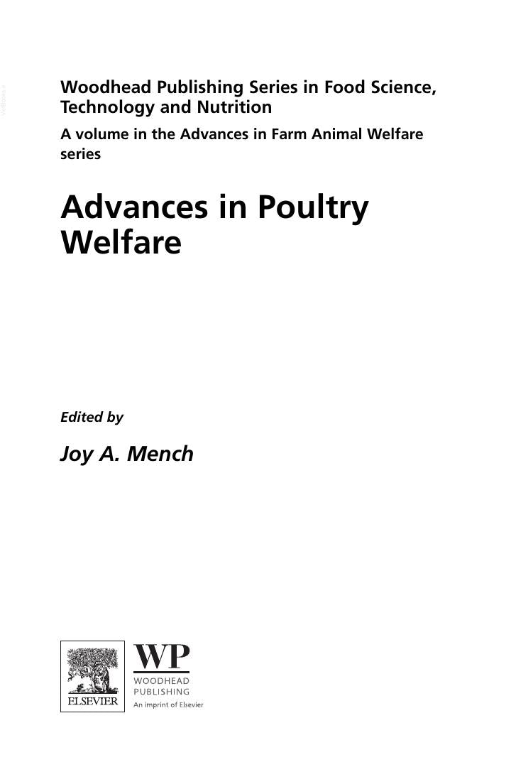 Look Inside page 4 - Advances in Poultry Welfare