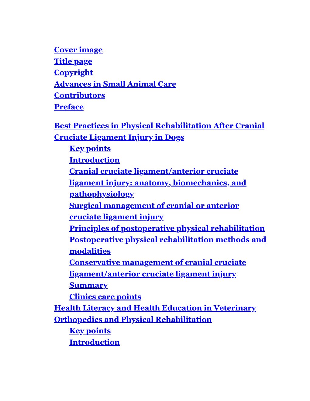 Look Inside sample page 3 - Advances in Small Animal Care 2025 Volume 6 1