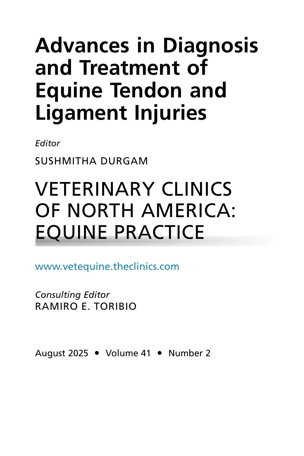 Look Inside sample page 2 - Advances In The Diagnosis And Treatment Of Equine Tendon And Ligament Injuries An Issue Of Veterinary Clinics Of North America_ Equine Practice