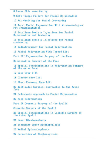 Look Inside page 5 - Aesthetic Plastic Surgery in Asians: Principles and Techniques