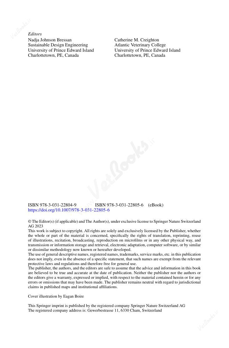 Preview page of An Introduction to Veterinary Medicine Engineering