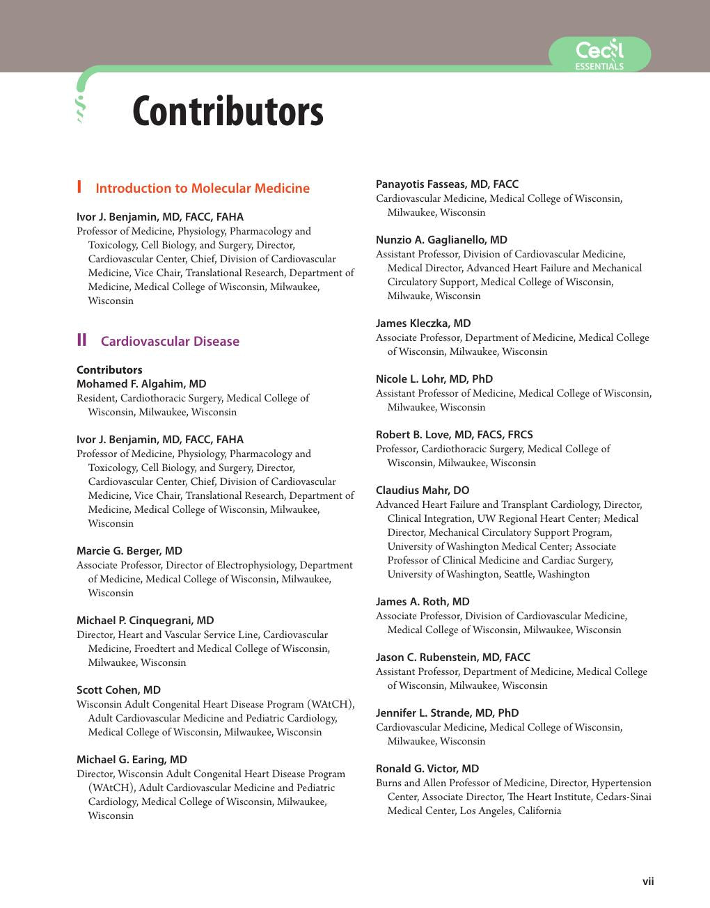 Look Inside page 9 - Andreoli and Carpenter's Cecil Essentials of Medicine 9th Edition