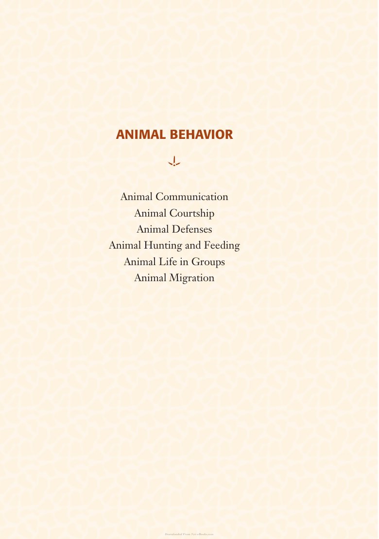 Look Inside page 3 - Animal Behavior Animal Communication
