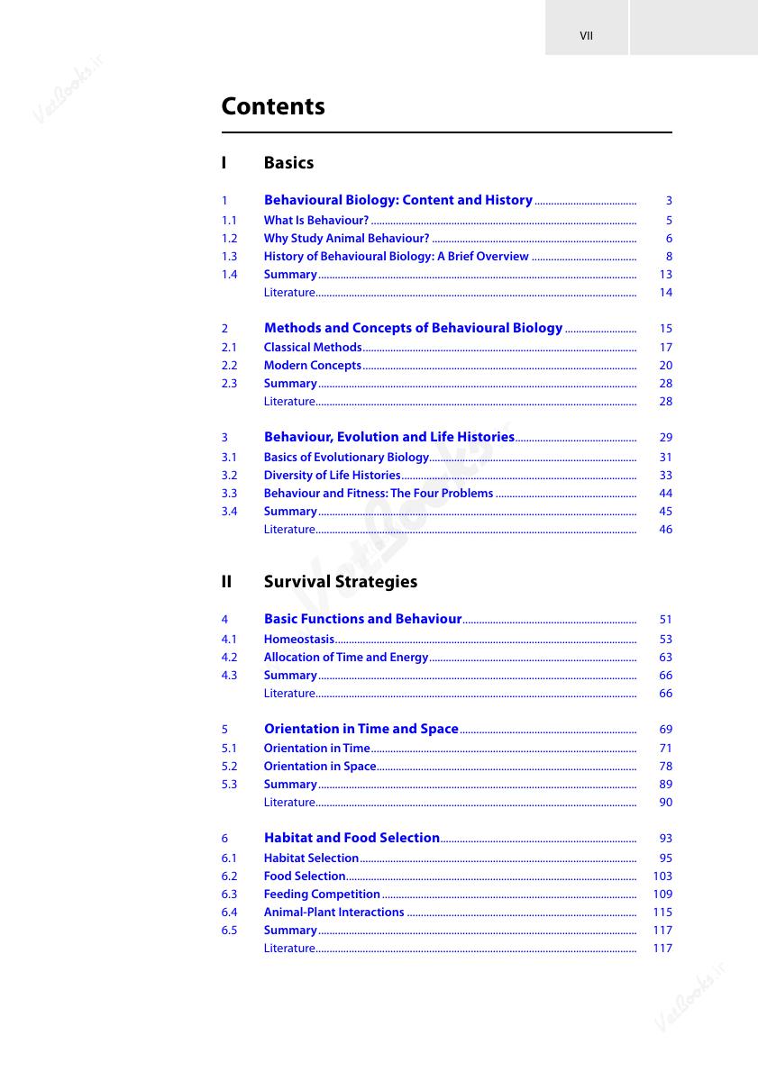 Look Inside page 7 - Animal Behaviour: An Evolutionary Perspective