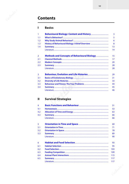Look Inside page 7 - Animal Behaviour: An Evolutionary Perspective