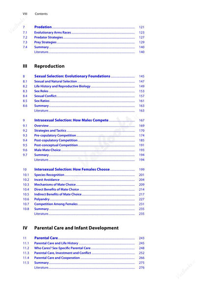 Look Inside page 8 - Animal Behaviour: An Evolutionary Perspective