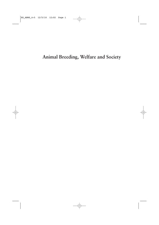 Look Inside sample page 2 - Animal Breeding Welfare and Society