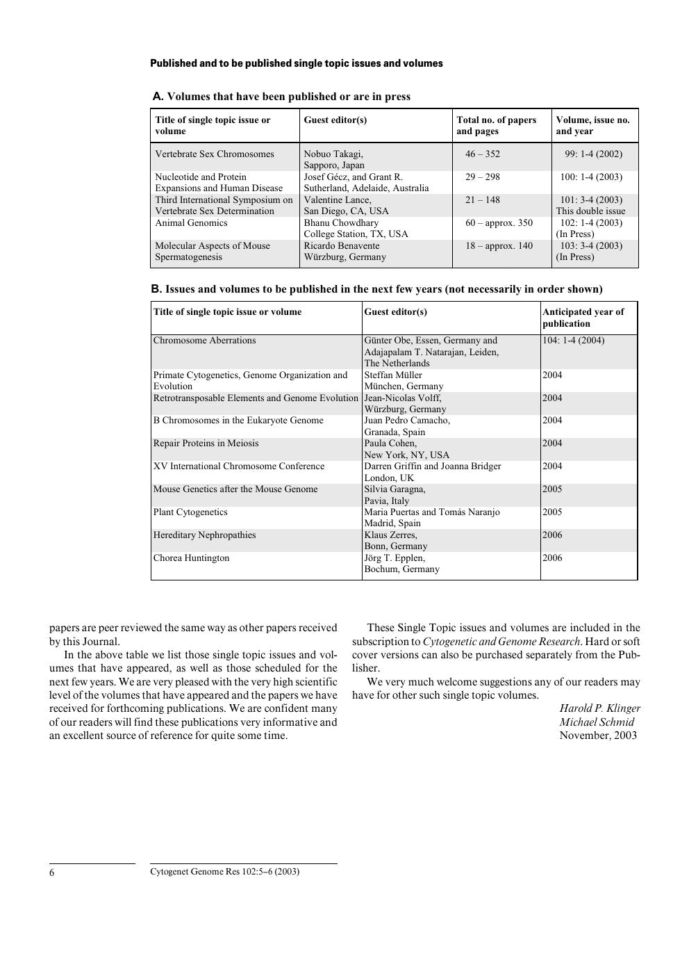 Look Inside page 7 - Animal Genomics Reprint Of Cytogenetic And Genome Research