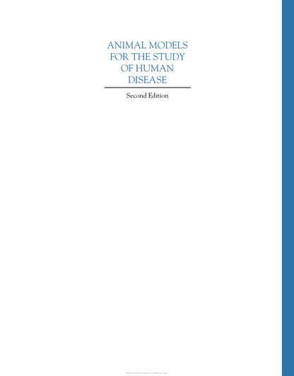 Look Inside sample page 2 - Animal Models for the Study of Human Disease 2ND Edition