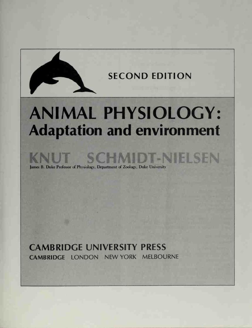 Look Inside page 7 - Animal Physiology: Adaptation and Environment 2nd Edition