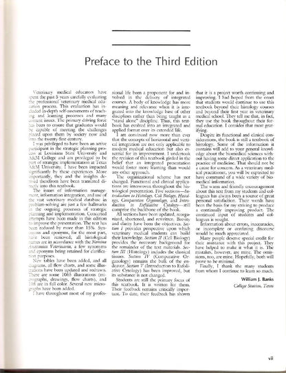 Look Inside page 6 - Applied Veterinary Histology 3Rd Edition