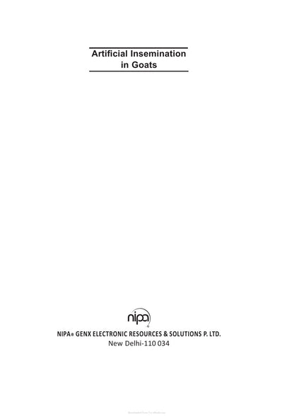 Look Inside sample page 2 - Artificial Insemination In Goats